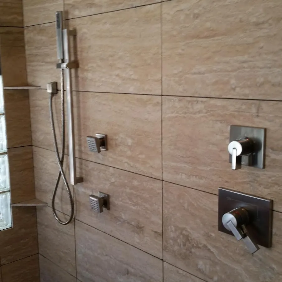 Shower fixture installation for Water Heater Replacement in Anchorage